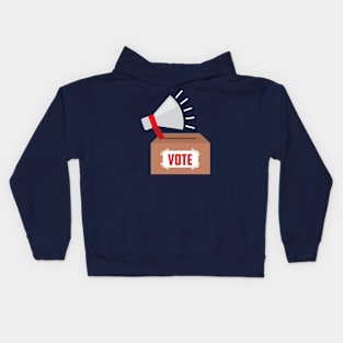 sound vote Kids Hoodie